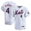 francisco alvarez 4 new york mets home limited player men jersey white