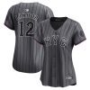 francisco lindor 12 new york mets 2024 city connect limited women jersey graphite