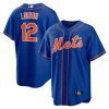 francisco lindor new york mets alternate men jersey royal