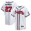 fred mcgriff 27 atlanta braves 2023 hall of fame patch inline men jersey white