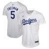 freddie freeman 5 los angeles dodgers home game player youth jersey white