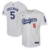 freddie freeman 5 los angeles dodgers home limited player youth jersey white