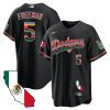 freddie freeman 5 los angeles dodgers mexico california map baseball men jersey black