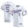 freddie freeman 5 los angeles dodgers mexico men jersey white