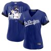 freddie freeman 5 los angeles dodgers signed home run 2023 city connect player women jersey royal