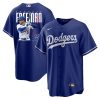 freddie freeman 5 los angeles dodgers signed logo 2023 alternate player men jersey royal