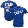 freddie freeman 5 los angeles dodgers signed logo 2023 alternate player youth jersey royal