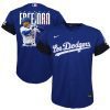 freddie freeman 5 los angeles dodgers signed logo 2023 city connect player youth jersey royal