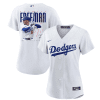 freddie freeman 5 los angeles dodgers signed logo 2023 home player women jersey white