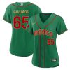 gallegos 65 mexico 2023 baseball jersey green gold trim