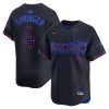 george springer 4 toronto blue jays 2024 city connect limited player men jersey black