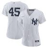 gerrit cole 45 new york yankees womens home player jersey white