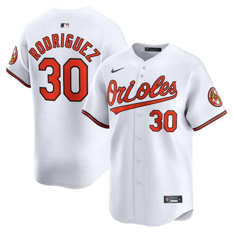 grayson rodriguez 30 baltimore orioles home limited men jersey white