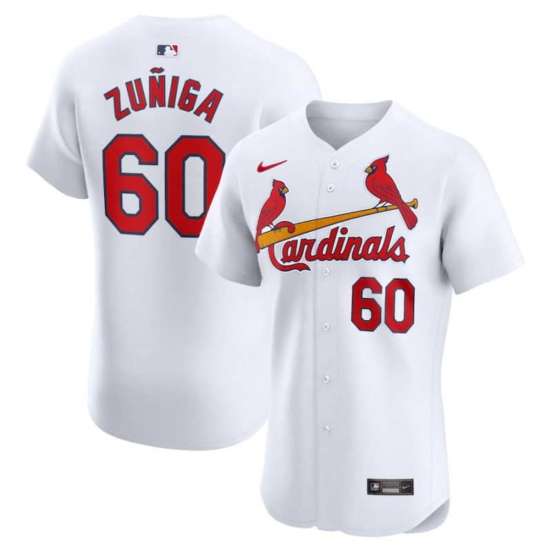 guillermo zuniga 60 st louis cardinals home elite player men jersey white