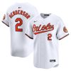 gunnar henderson 2 baltimore orioles home limited player men jersey white