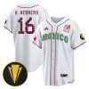 hector herrera 16 mexico national 2023 gold cup champions baseball men jersey white