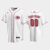 home reds 00 custom white jersey jersey