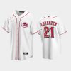 home reds 21 michael lorenzen white jersey jersey