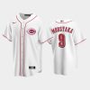 home reds 9 mike moustakas white jersey jersey