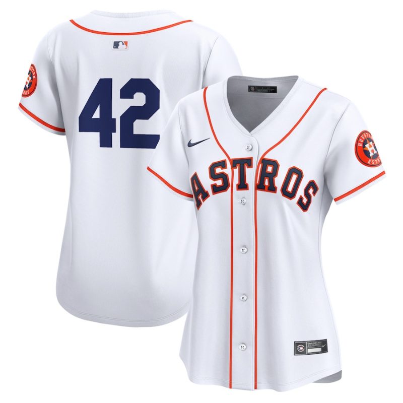 houston astros 2024 jackie robinson day home limited women jersey white