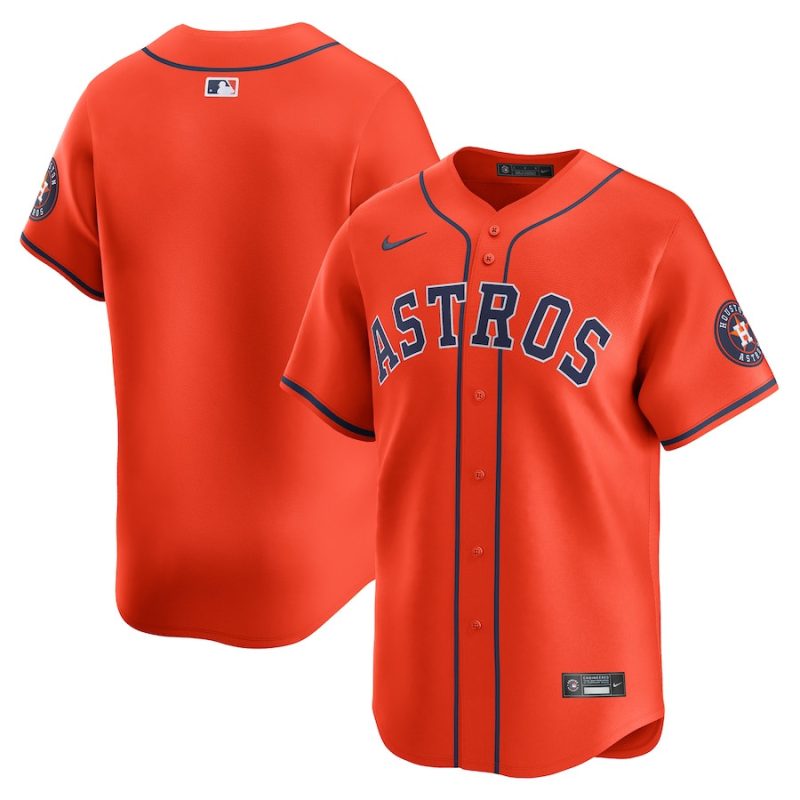 houston astros alternate limited men jersey orange