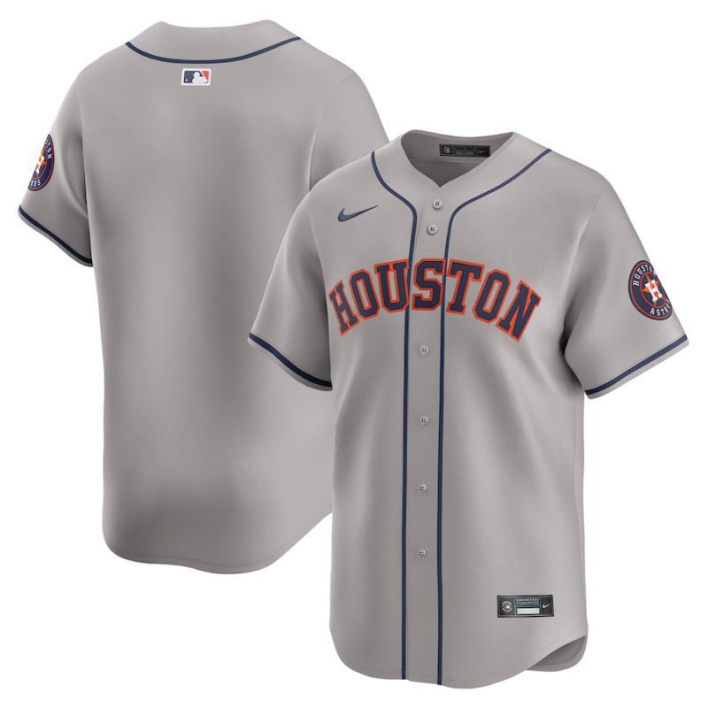 houston astros away limited men jersey gray