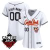 houston astros cactus jack celebrity softball game patch custom women jersey white