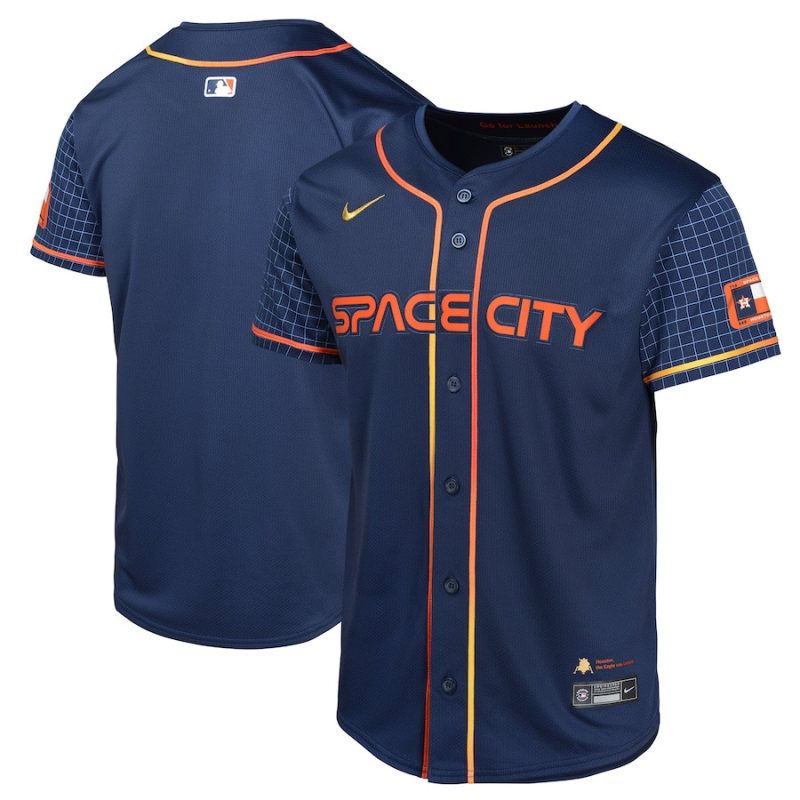 houston astros city connect limited youth jersey navy