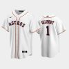 houston astros drew gilbert 1 2022 draft white home jersey