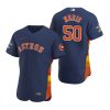 houston astros hector neris 50 navy 2022 world series jersey