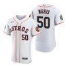 houston astros hector neris 50 white 2022 world series jersey