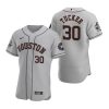 houston astros kyle tucker 30 gray 2022 world series jersey