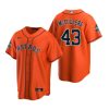 houston astros lance mccullers 43 orange 2022 world series jersey