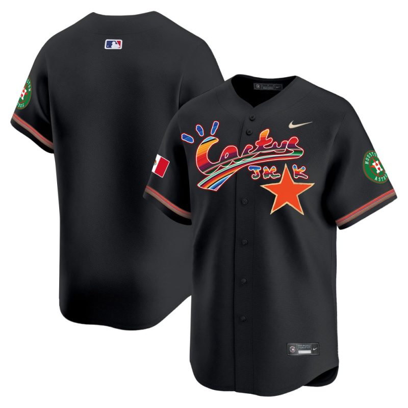 houston astros mexico cactus jack men jersey black