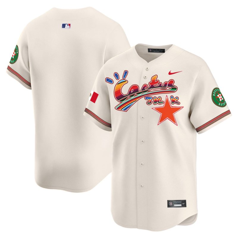 houston astros mexico cactus jack men jersey cream