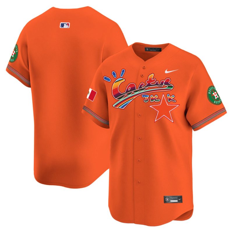 houston astros mexico cactus jack men jersey orange