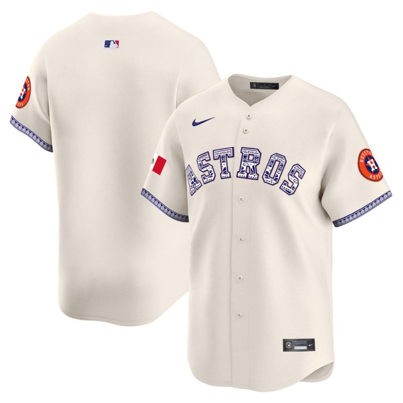 houston astros mexico men jersey cream