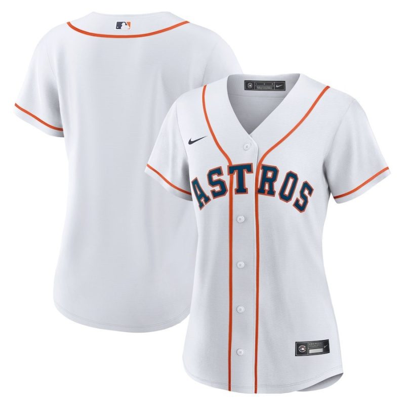 houston astros womens home blank jersey white