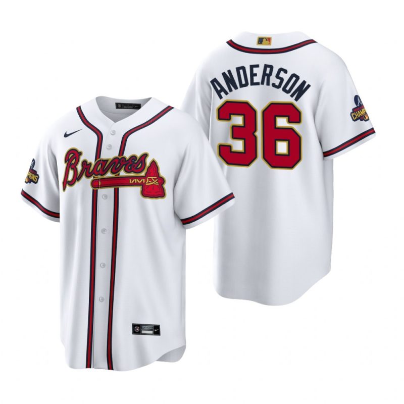 ian anderson atlanta braves white 2022 gold program jersey