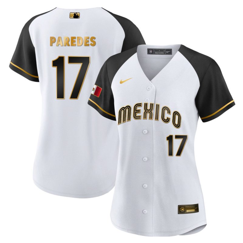 isaac paredes 17 mexico 2023 baseball jersey alternate