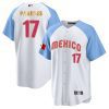 isaac paredes 17 mexico 2023 baseball men jersey white