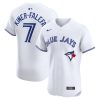 isiah kiner falefa 7 toronto blue jays home elite player men jersey white