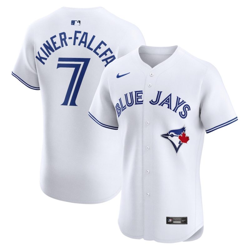 isiah kiner falefa 7 toronto blue jays home elite player men jersey white