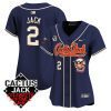 jack 2 houston astros cactus jack celebrity softball game patch women jersey navy