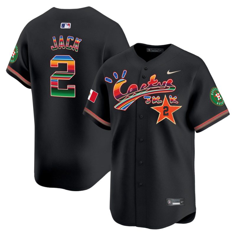 jack 2 houston astros mexico cactus jack men jersey black