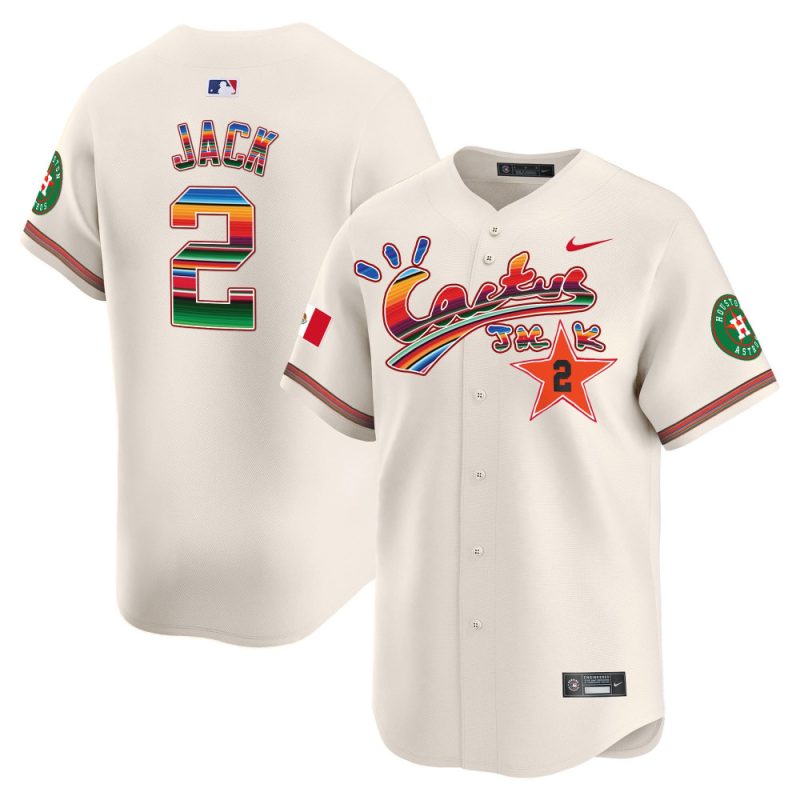 jack 2 houston astros mexico cactus jack men jersey cream