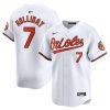 jackson holliday 7 baltimore orioles home limited men jersey white