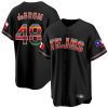 jacob degrom 48 texas rangers mexican collection baseball men jersey black