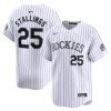 jacob stallings 25 colorado rockies home limited player men jersey white