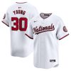 jacob young 30 washington nationals home limited player men jersey white